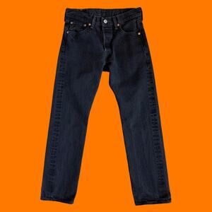 Levi's 501 Original Fit Black Straight Leg Jeans W29 L30